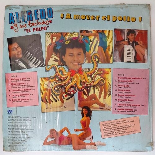 Alfredo Y Sus Teclados El Pulpo - A Mover El Pollo Lp