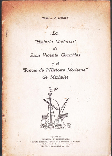 Historia Moderna De Juan Vicente Gonzalez