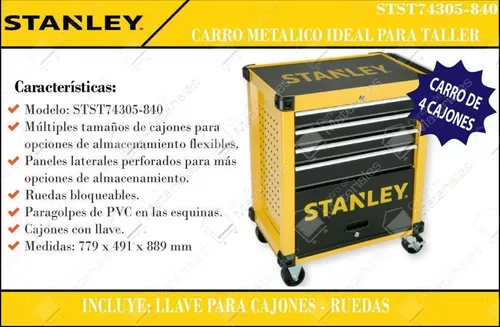 Todoferreteria - Carro Gabinete Porta Herramientas Stanley STST74305-840