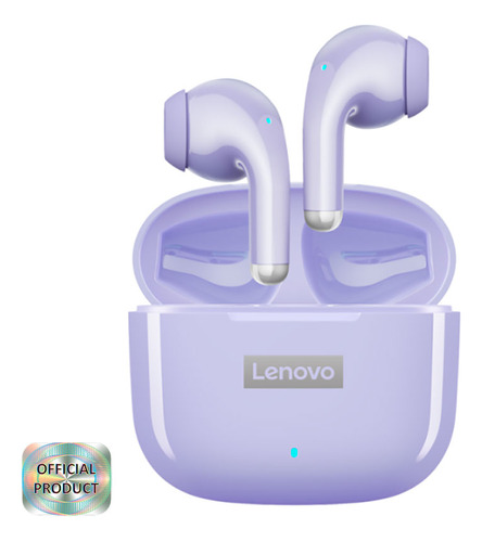 Fone De Ouvido In Ear Bluetooth Lenovo Lp40 Pro Lilás