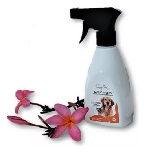 Banho Seco Cães Gatos 500ml Pós Cirurgia Mobilidade Reduzida