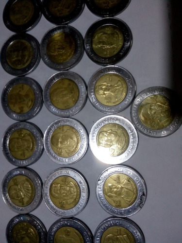 Coleccion $5, Revolucion - Independencia, Completa, 37 Pzas (Usado)