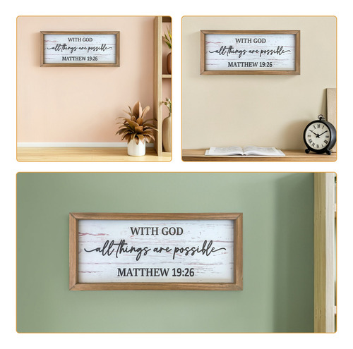 Letreros De Madera Inspiradores: Placas De Madera Espiritual