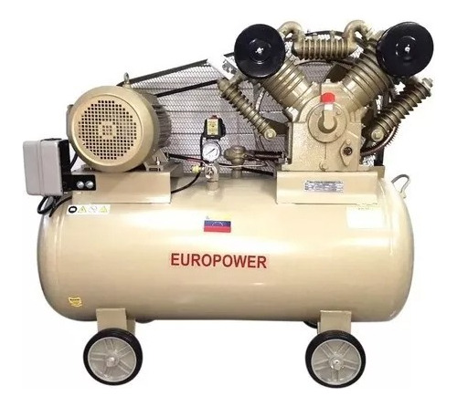 Compresor De Aire Europower 7,5 Hp, 230v. 3 Pistones 220 Lts