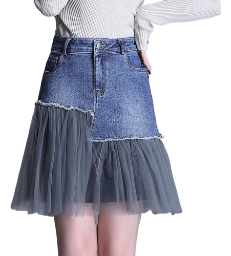 Minifaldas Vaqueras De Mezclilla Para Mujer