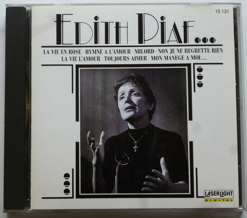 Edith Piaf Cd La Vie En Rose Laserligth Imp. (v1)