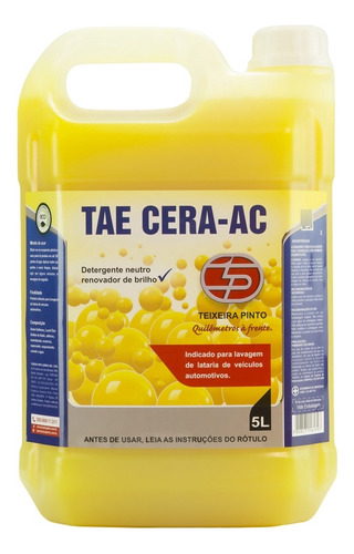 Tae Cera Ac Shampoo Renovador Brilho 1/50 Teixeira Pinto 5lt