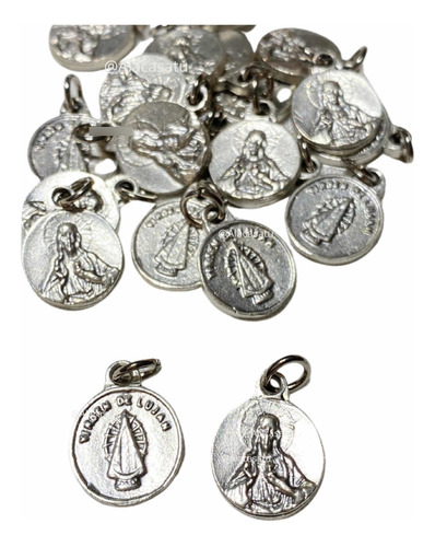 10 Medallas Dijes Virgen Lujan Sagrado Corazon Jesus Italy