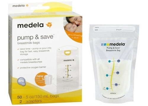 Bolsas Para Almacenar Leche Materna 40 Unds Medela