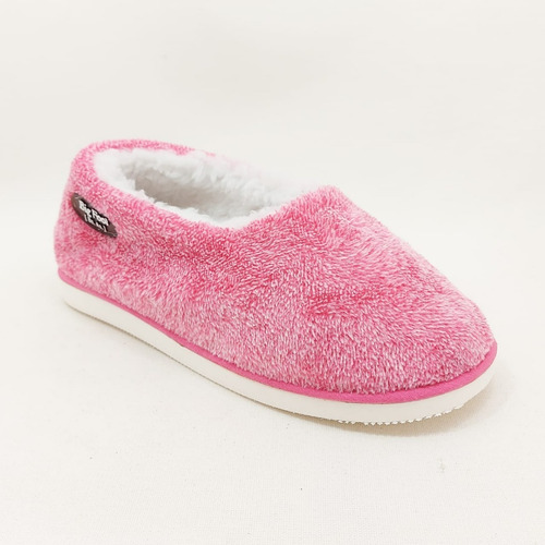 Imagen 3 de 3 de Pantuflas Mujer Cerradas Piel Sint C/ Corderito Big Foot 307