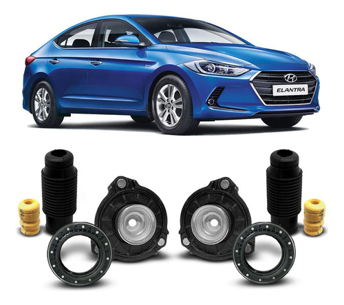 Par Kit Amortecedores Dianteiro Hyundai Elantra 2016 A 2018