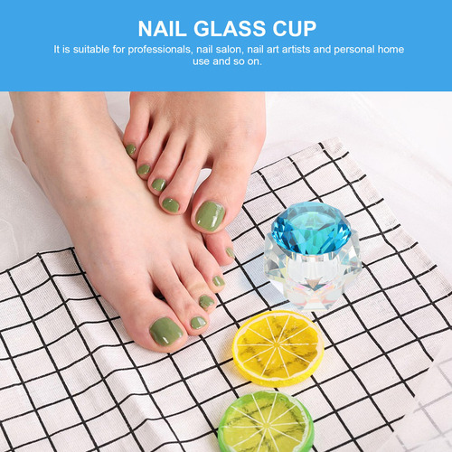 Polvo Líquido Acrílico Para Uñas En Tarro De Cristal Con Tap