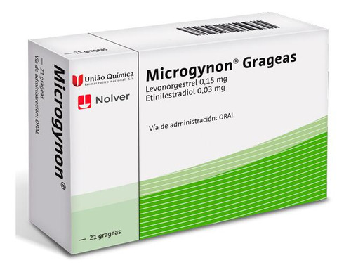 Microgynon 21 Grageas