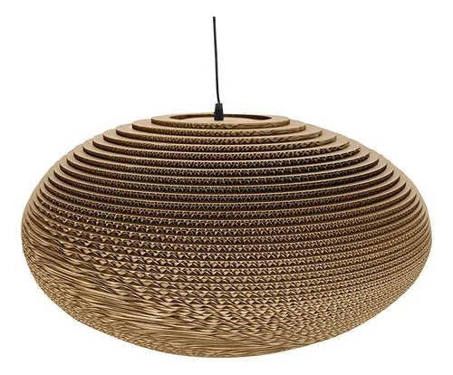 Lampara De Techo Momo D40 Luminaria Living Dormitorio Lcm Estructura Marrón