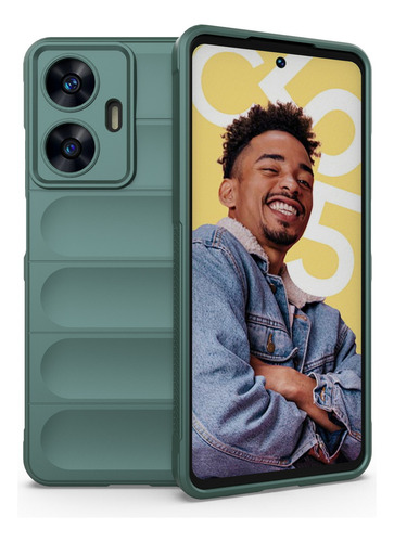 Funda Airbag Anticaída Para Realme C55 C35 Gt3 2 Gt Neo 5 3t Realme 10 Pro + 9 9i Hybrid Shockproof Armor Heavy Duty Cover