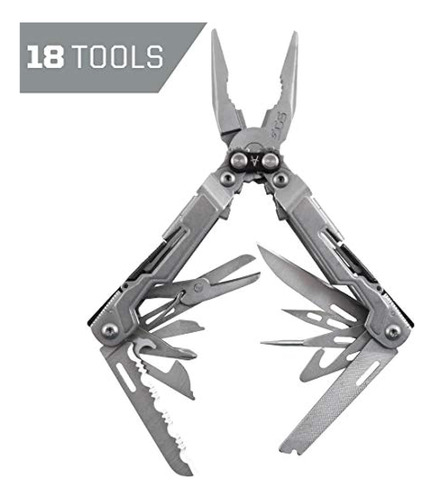 Cuchillo De Bolsillo Sog Multitool Powerpint 18 Herramientas