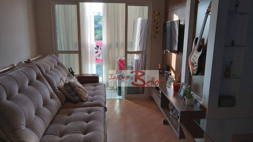 Imagem 3 de 23 de Lindo Apartamento De 77 M² Com Móveis Planejados De 3 Dormitórios Sendo Uma Suíte - Ap0587