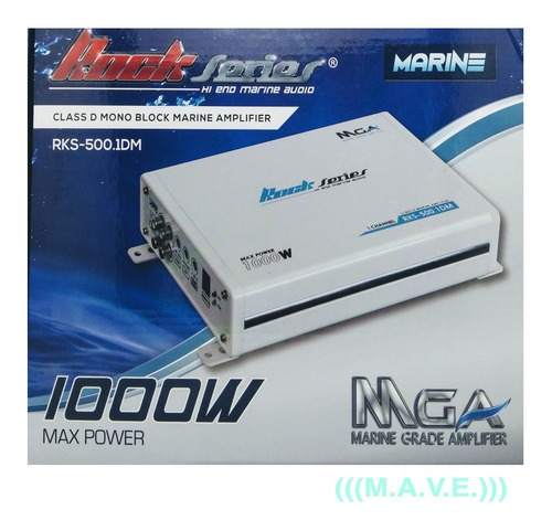 Imagen 1 de 10 de Amplificador Marino Clase D.monoblock. Rks-500.1dm