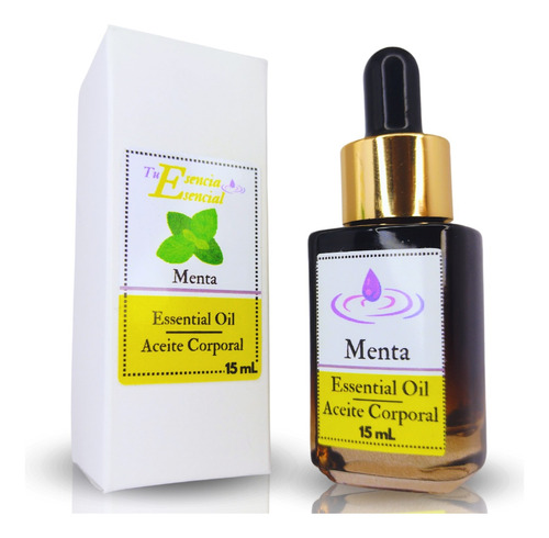 Aceite Esencial De Menta 15 Ml Puro