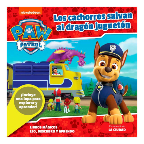 Paw Patrol Los Cachorros Salvan Al Dragon Jugueton Libro