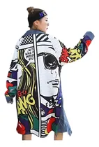 Comprar Campera Dama Rocco Modelo Grafitti 43c-025d Único Talle