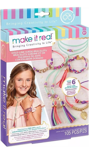 Kit Para Hacer Pulseras Manillas Juguete Para Niña Collares