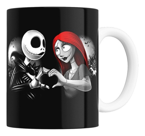 Taza De Cerámica - Extraño Mundo De Jack (jack Y Sally)