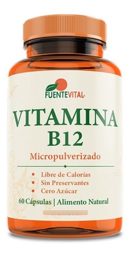 Imagen 1 de 1 de Vitamina B12 60 Capsulas