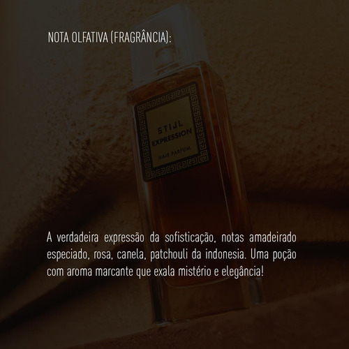 Perfume Capilar Expression 50ml Dourado
