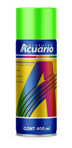 Pintura En Aerosol Acuario Verde Fluorescente 400 Ml Aa75705