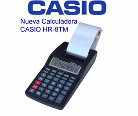 Calculadora Casio Hr 8tm - Calculadoras Casio en Mercado Libre Venezuela