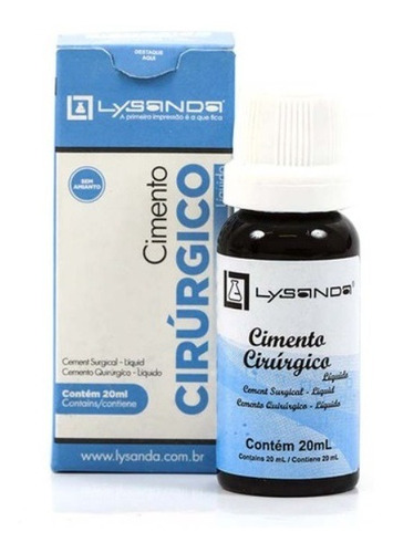 Cimento Cirurgico Liquido 20ml Lysanda