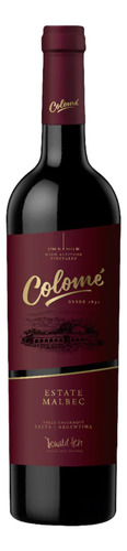 Vino Tinto Colomé Estate Malbec 1x750 Ml