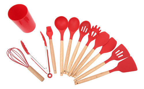 Juego De Utensilios De Cocina De 12 Piezas Mango Ergonómico
