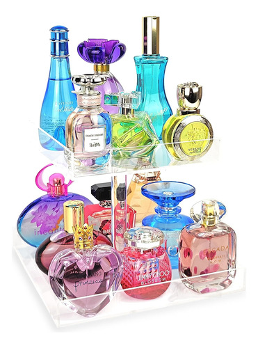 Organizador De Perfumes De Acrílico De 2 Niveles. Orga...