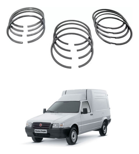 Jgo Anillos Std Fiat Fiorino 1.3 