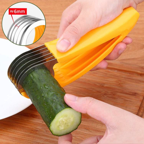 Rebanador de frutas y verduras con chips de plátano de acero inoxidable