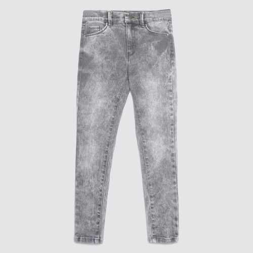 Jean Niña Ostu Skinny Gris Algodón 90160052-79637