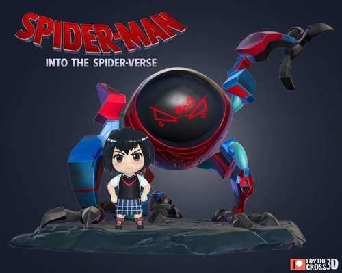 Archivo Stl Impresión 3d - Spiderman Peni Parker - Into The 