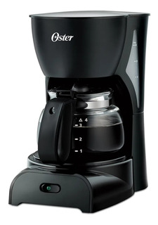 Cafetera Oster Negra De 4 Tazas Semi Automática