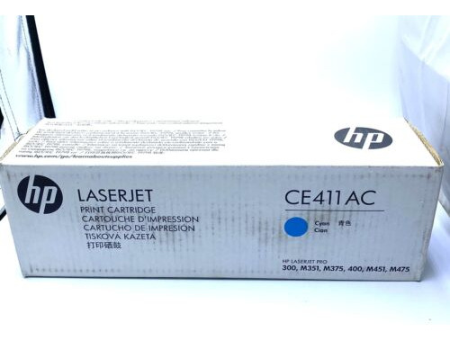 New Hp Cyan Laserjet Print Cartridge  Ce411ac New And Se Aac