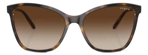 Óculos De Sol Vogue Vo5520s - Marrom Degradê