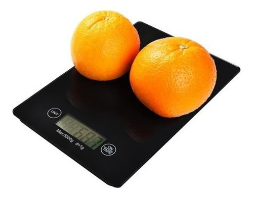 Balanza Cocina Digital 5kg Vidrio Templado Decorativo
