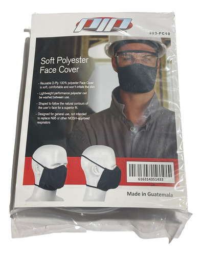 Pip Soft Polyester Face Mask Cover Reusable 2-ply Ppe Ma Bbx