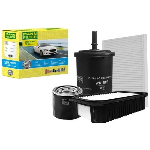 Kit Filtro Troca Oleo Hyundai Hb20 1.6 12-19 Sp11063-4 Mann 