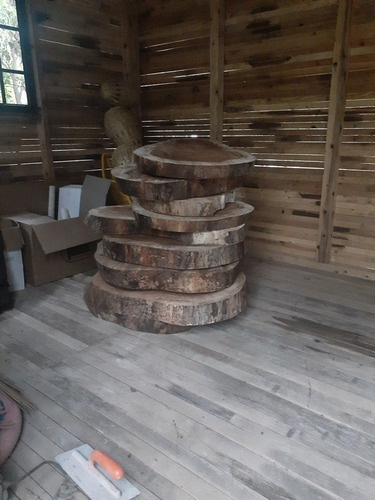Madera Circular De Parota, Para Iniciar Tu Proyecto .