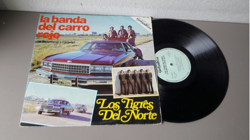 Disco Acetato Los Tigres Del Norte La Banda Del Carro Rojo