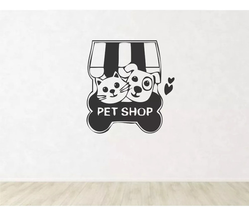 Vinilo Decorativo Pet Shop Veterinar 