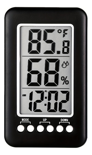 Reloj Despertador, Termómetro E Higrómetro 2 En 1 - L