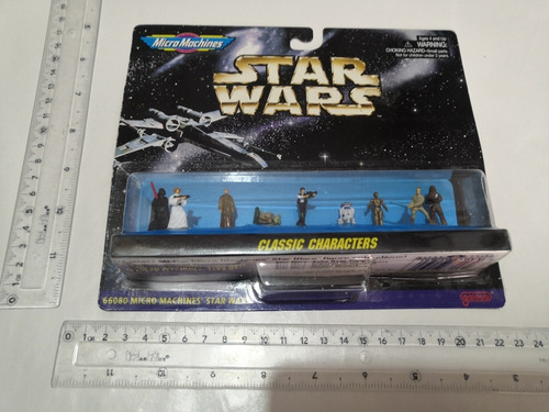 Vader Luke Leia R2d2 C3po Chewbacca Micromachines Star Wars